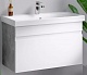 Aqwella Мебель для ванной Smart 80 бетон светлый – фотография-16