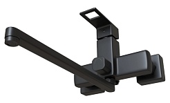 Mixline Смеситель для ванны и раковины 35k ML34-02 "Solo Black" чёрный – фотография-2