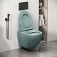 Grossman Унитаз подвесной Color GR-4411MNMS мятный матовый – картинка-19