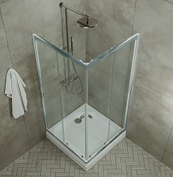 Triton Душевой уголок Вента Хром 80/80 Щ0000057861 – фотография-3