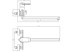 Aquatek Смеситель для ванны Ника AQ1833MB матовый черный – фотография-6