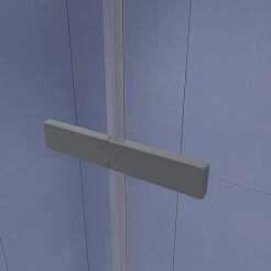 RGW Душевой уголок Stilvoll SV-040Gr 120x100 профиль серый стекло матовое сатинат – фотография-4