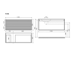 Sancos Тумба под раковину Folk 120 L капучино – фотография-5