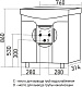 Mixline Мебель для ванной Кассиопея 75 L – фотография-18