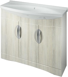 Какса-а Тумба с раковиной Каприз 105 дуб – фотография-1