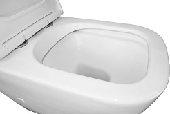 Azario Унитаз-компакт Mirada S AZ-1288A безободковый с бачком с сиденьем микролифт белый – фотография-12