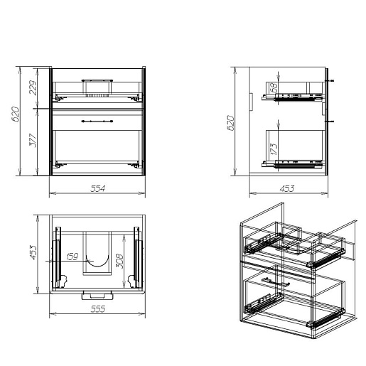 Alvaro Banos Мебель для ванной Valencia máximo 60, зеркало Viento – картинка-7