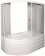 1Marka Шторка для ванны Catania 160x100x140 белая – фотография-4