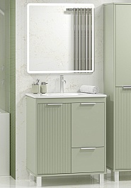 Brevita Мебель для ванной Risacca Pistachio 70 фисташковый – фотография-1