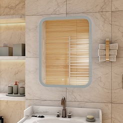 Continent Зеркало Glamour Led 700x900 – фотография-6