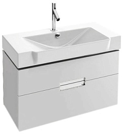 Jacob Delafon Тумба с раковиной "Reve 80" белый, 2 ящика – фотография-1