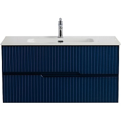 Cezares Тумба под раковину Duet-N 100 подвесная sapfiro – фотография-3