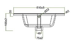 BelBagno Тумба с раковиной Kraft 39 50 подвесная Pino Pasadena – фотография-17