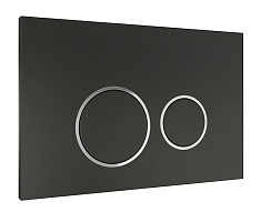 Teymi Кнопка смыва Lina T70105 черный матовый/хром