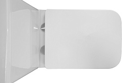 Azario Унитаз-компакт Fresco AZ-8302 безободковый с бачком с сиденьем микролифт белый – фотография-9