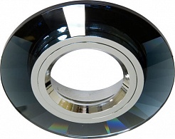 Feron Встраиваемый светильник Декоративное стекло 8160-2 серый, серебро – фотография-1