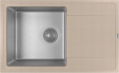 Florentina Мойка кухонная Комби 780 песочная – фотография-1