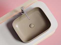 Ceramicanova Мебельная раковина Element 50 CN6052MC капучино матовый – фотография-2