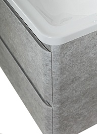 BelBagno Тумба с раковиной Albano 80 подвесная Cemento Verona Grigio – фотография-7