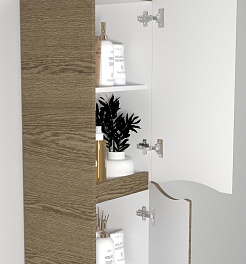 Водолей Пенал подвесной Адель 35 R дуб крымский коричневый – фотография-3