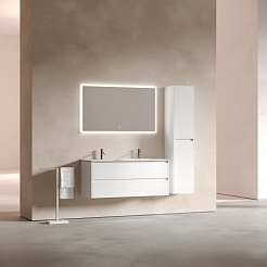 Sancos Мебель для ванной Libra 120-2 белый глянец – фотография-2