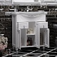 Opadiris Мебель для ванной Тибет 75 белая, с решеткой – картинка-12