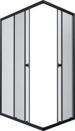 Triton Душевой уголок Вента Блэк 120/80 Щ0000054478 – фотография-1