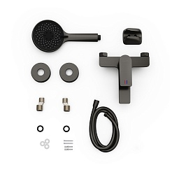 Tokito Смеситель для ванны MITSUISHI вороненая сталь TOK-MIT-1014GM – фотография-2