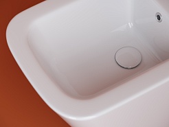 Ceramicanova Подвесное биде Union CN4010 белое – фотография-4