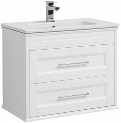 Aquanet Мебель для ванной Бостон 80 М белая – фотография-4