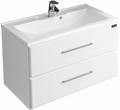 СанТа Тумба с раковиной Омега 80 подвесная – фотография-1