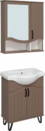Runo Мебель для ванной Марсель 65 бежевая – фотография-1