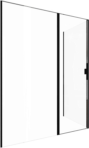 Allen Brau Душевой уголок Priority 160x100 3.31039.BBA/3.31048.BBA чёрный браш – фото-1