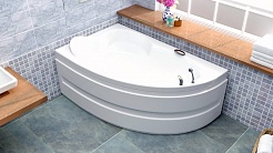 BellSan Акриловая ванна Грета 150x90 R с гидромассажем – фотография-3