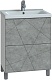 Vigo Мебель для ванной Geometry 2-600 белая/бетон – фотография-14