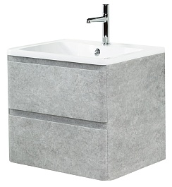 BelBagno Тумба под раковину Albano 70 подвесная Cemento Verona Grigio – фотография-1