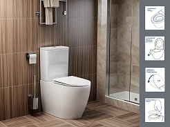 Ceruttispa Унитаз-компакт Vince Tornado CT10373 – фотография-5