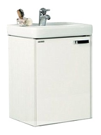 Акватон Тумба под раковину Йорк 50 М белый/выбеленное дерево – фотография-1