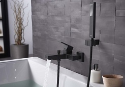 Aquatek Душевая система Либра AQ1649MB матовый черный – фотография-5