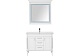 Aquanet Комплект мебели Селена 105 (3 ящика, 2 дверцы), белая/патина серебро – картинка-12