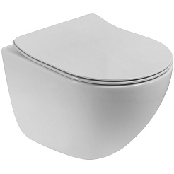 BelBagno Чаша унитаза безободкового Amanda BB051CH-TOR-FC смыв TORNADO, без сиденья – фотография-9