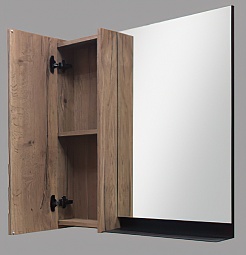 Comforty Зеркальный шкаф Кельн 75 дуб темный – фотография-4