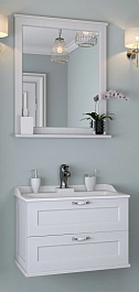 Акватон Мебель для ванной "Леон 65" дуб белый – фотография-1