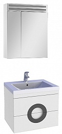 De Aqua Мебель для ванной Форма 60, зеркало-шкаф Эколь – фотография-1
