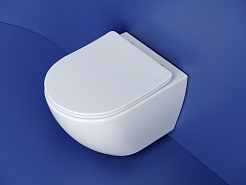 Ceramicanova Подвесной унитаз Metropol Торнадо CN4002T безободковый белый – фотография-11