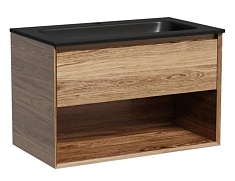 Sancos Тумба с раковиной Marmi 1.0 80 дуб чарльстон раковина Grace 81 CN7012MB