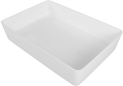 Teymi Раковина накладная Kaarina 50 T50311 со смещенным сливом белая – фотография-4