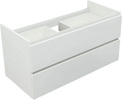 Aquanet Мебель для ванной Вега 100 Ирис подвесная белая – фотография-9