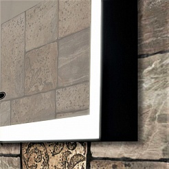 Teymi Зеркало Helmi Black Edition 60/80 LED сенсор на взмах T20303IR – фотография-4