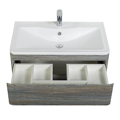 BelBagno Тумба с раковиной Albano 100 подвесная Pino Scania – фотография-5